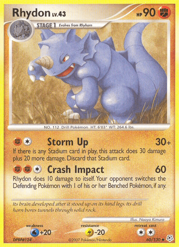 Rhydon, carta 60 de Diamond & Pearl