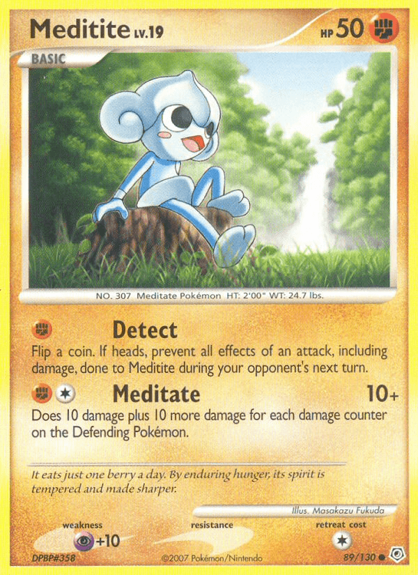 Meditite, carta 89 de Diamond & Pearl