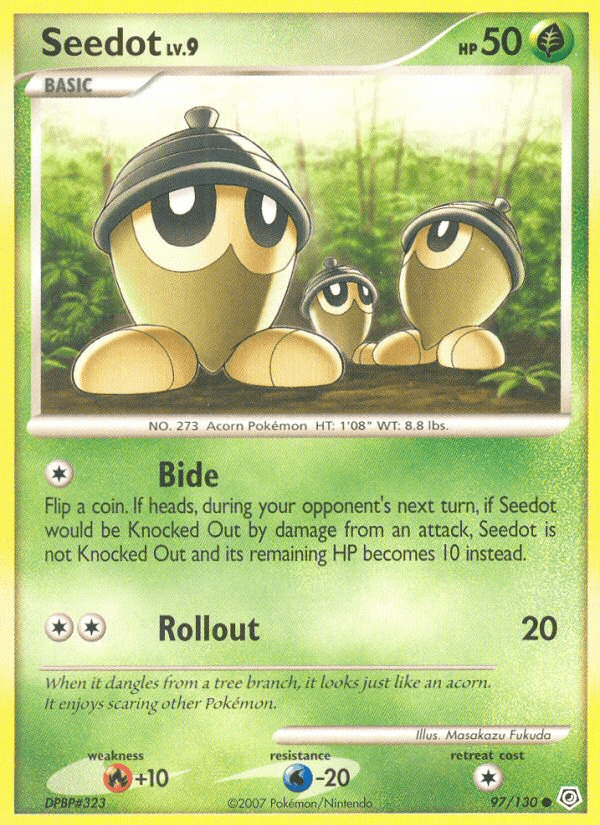 Seedot, carta 97 de Diamond & Pearl
