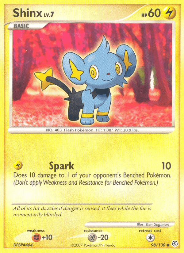 Shinx, carta 98 de Diamond & Pearl