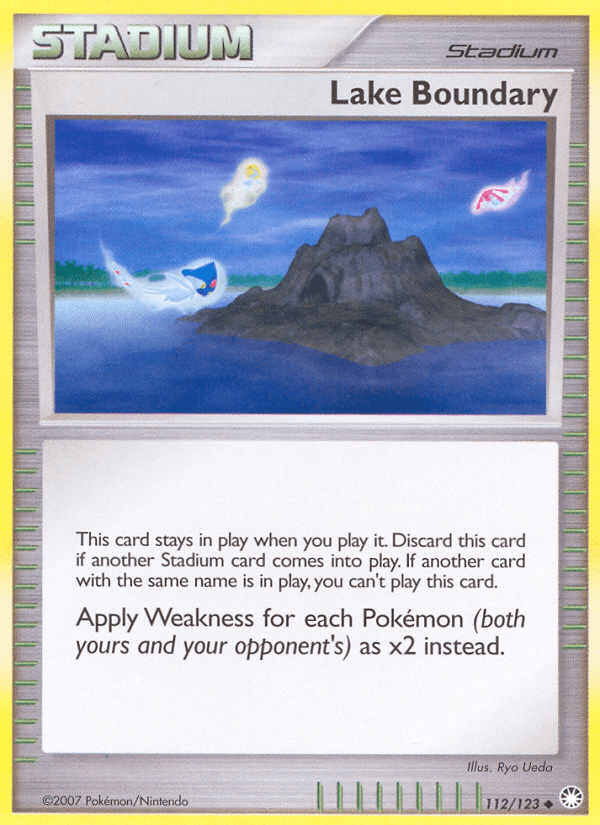 Lake Boundary, carta 112 de Mysterious Treasures