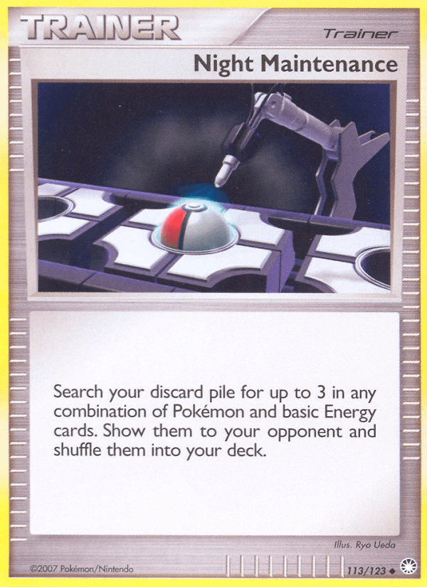 Night Maintenance, carta 113 de Mysterious Treasures