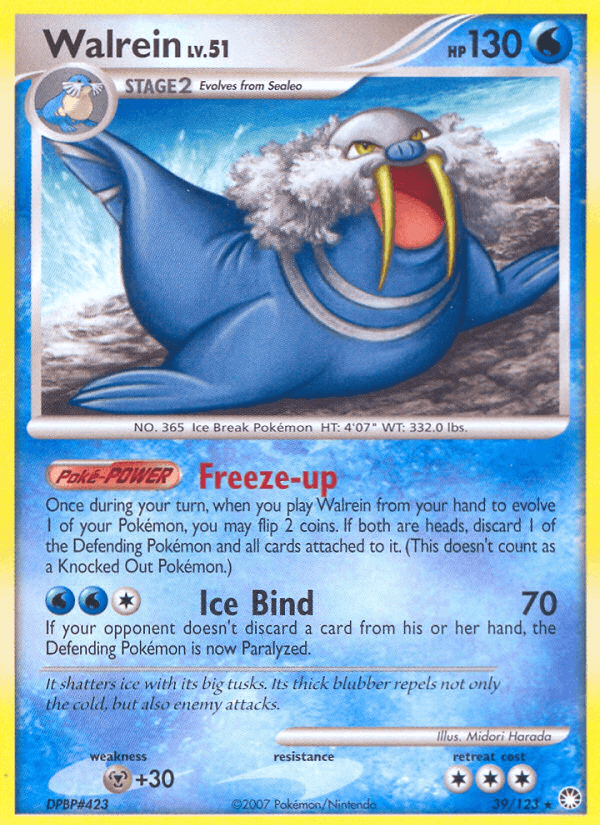Walrein, carta 39 de Mysterious Treasures