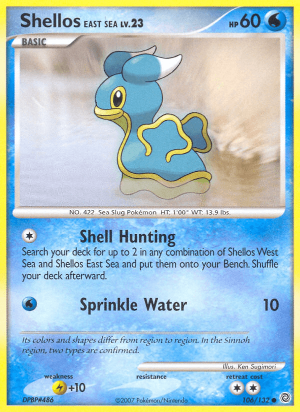 Shellos East Sea, carta 106 de Secret Wonders