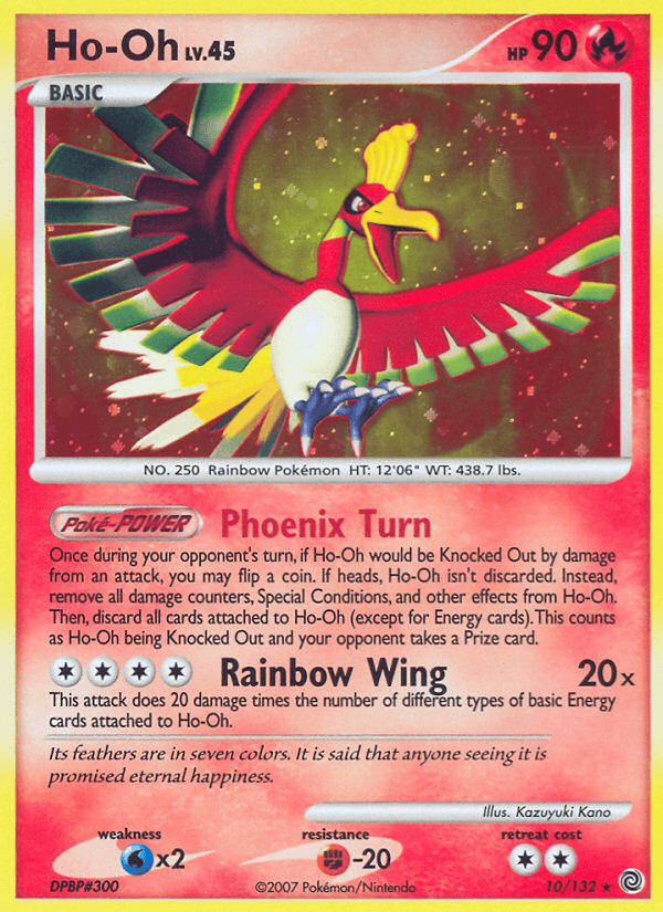 Ho-Oh, carta 10 de Secret Wonders