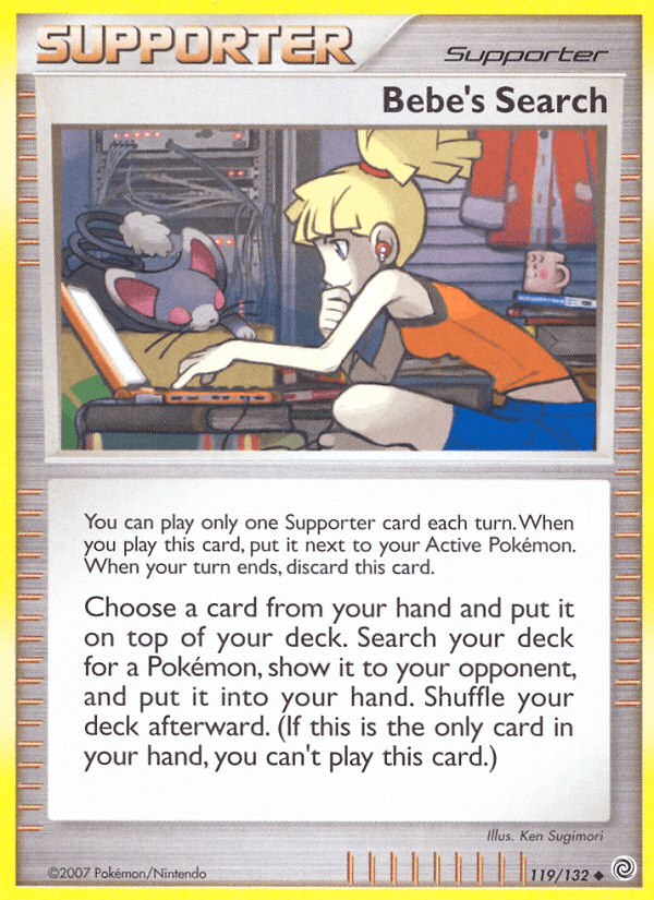 Bebe's Search, carta 119 de Secret Wonders