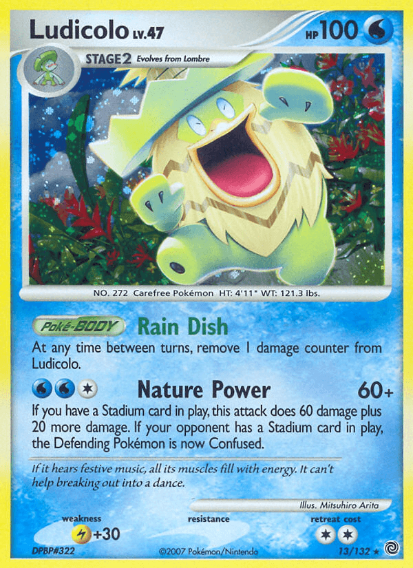 Ludicolo, carta 13 de Secret Wonders
