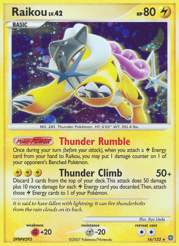 Raikou, carta 16 de Secret Wonders