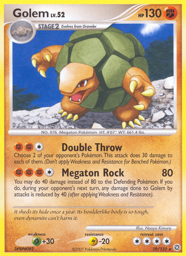 Golem, carta 29 de Secret Wonders