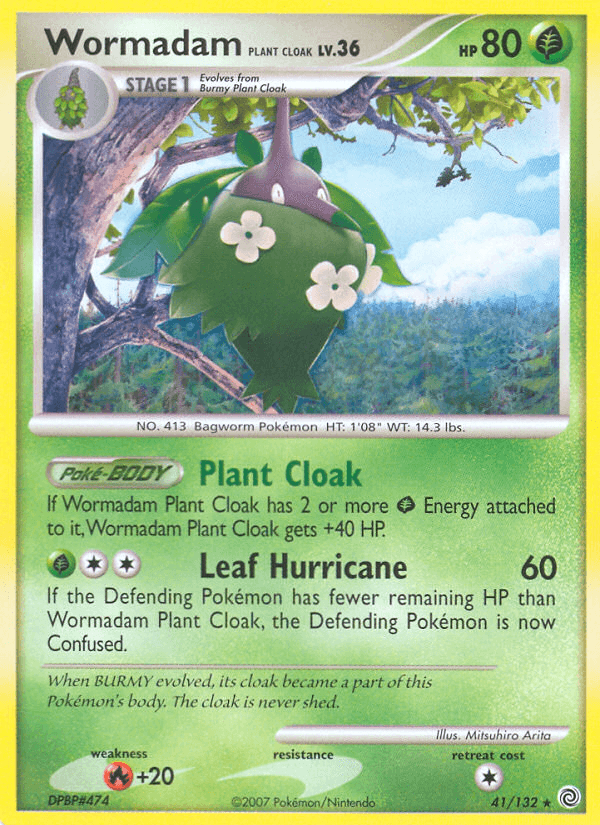 Wormadam Plant Cloak, carta 41 de Secret Wonders