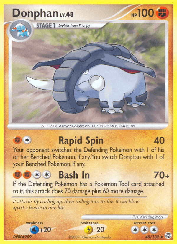 Donphan, carta 48 de Secret Wonders
