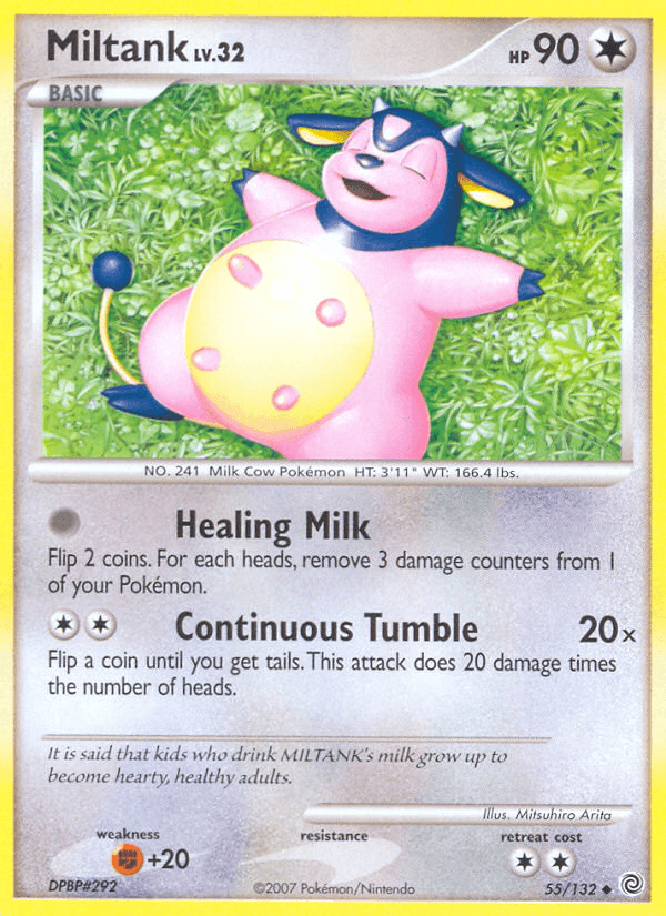 Miltank, carta 55 de Secret Wonders