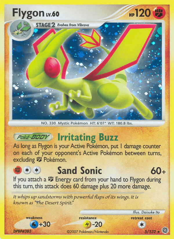 Flygon, carta 5 de Secret Wonders