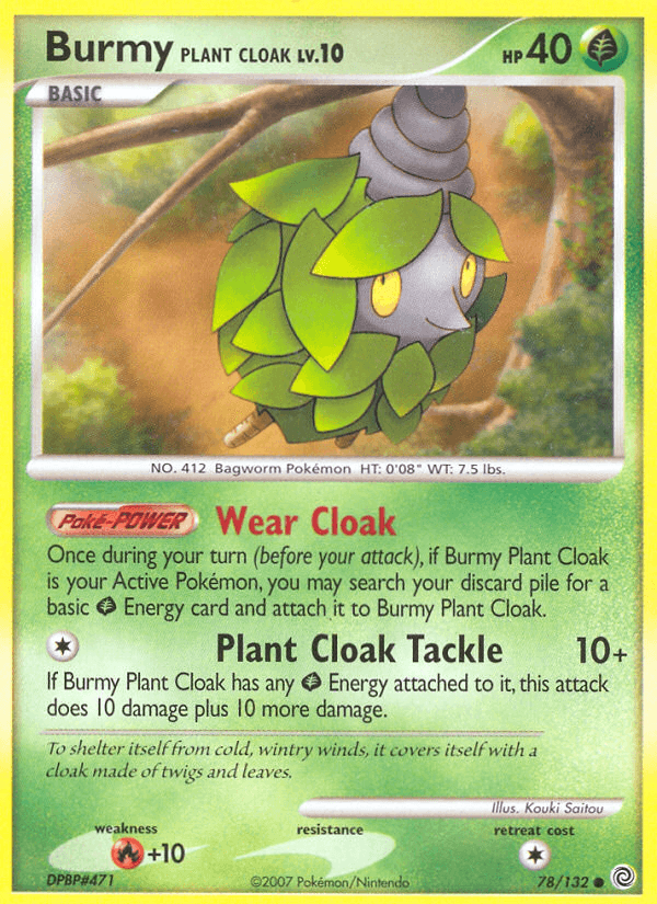 Burmy Plant Cloak, carta 78 de Secret Wonders
