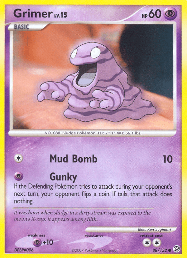 Grimer, carta 88 de Secret Wonders