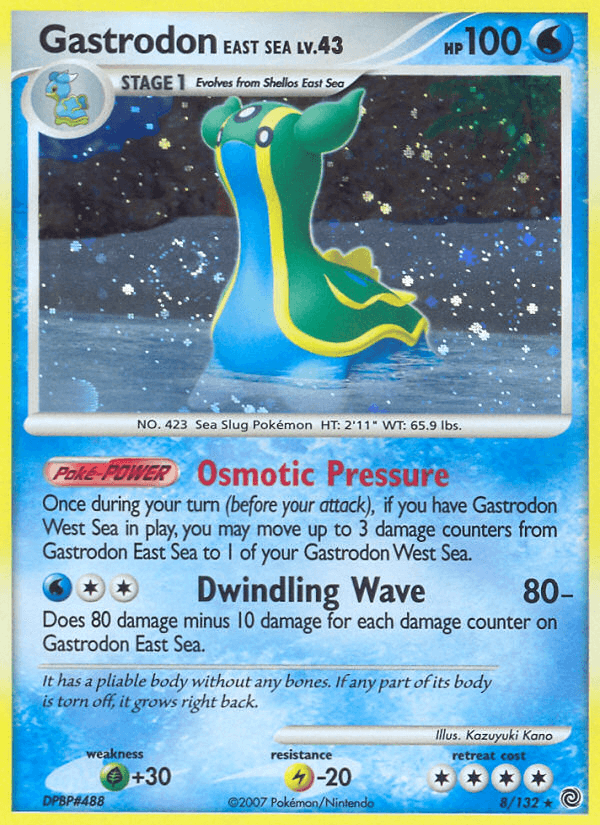 Gastrodon East Sea, carta 8 de Secret Wonders