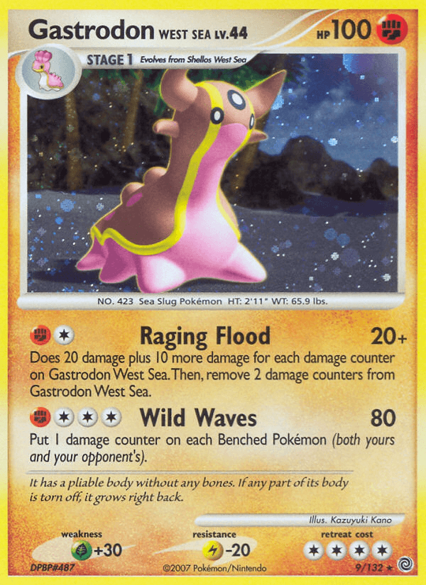 Gastrodon West Sea, carta 9 de Secret Wonders
