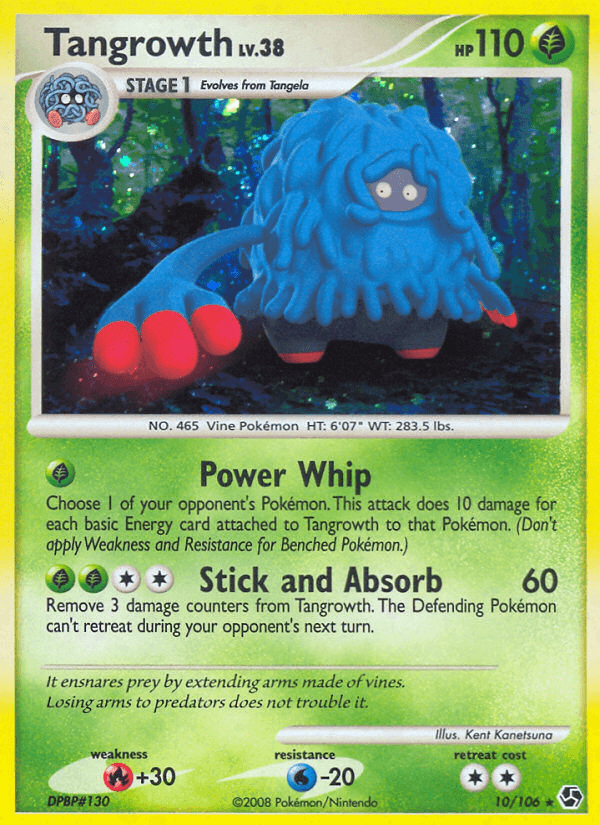 Tangrowth, carta 10 de Great Encounters