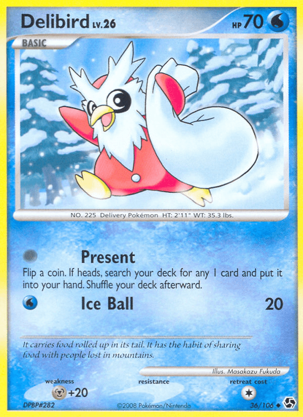 Delibird, carta 36 de Great Encounters