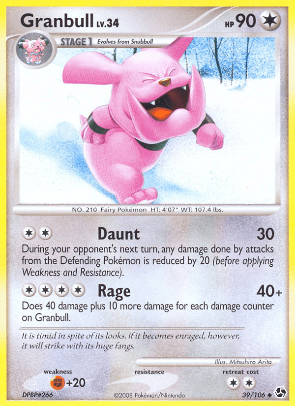 Granbull, carta 39 de Great Encounters