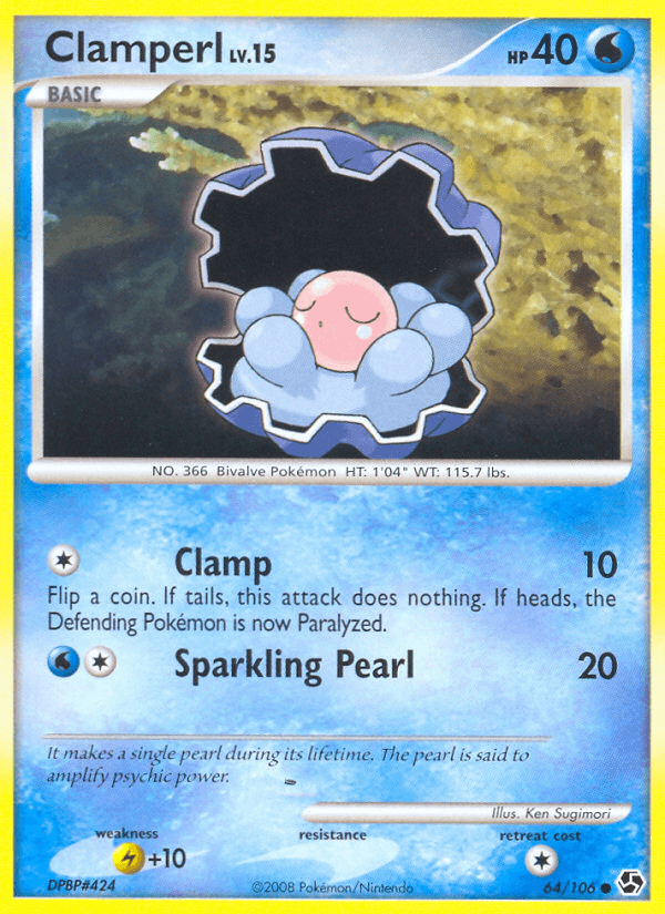Clamperl, carta 64 de Great Encounters