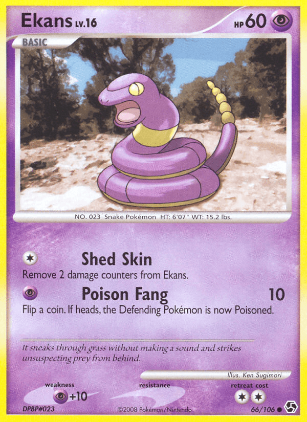 Ekans, carta 66 de Great Encounters