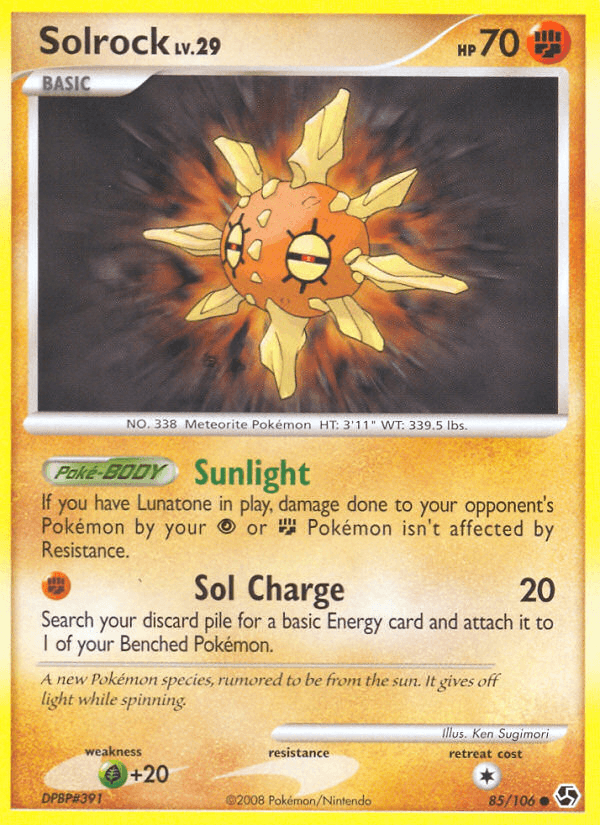 Solrock, carta 85 de Great Encounters