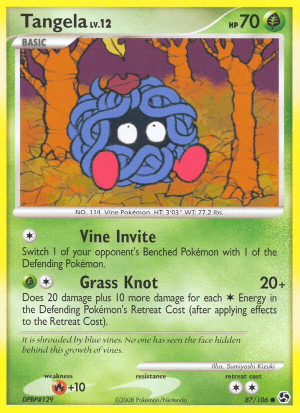 Tangela, carta 87 de Great Encounters