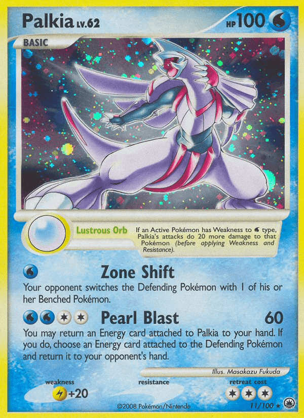 Palkia, carta 11 de Majestic Dawn