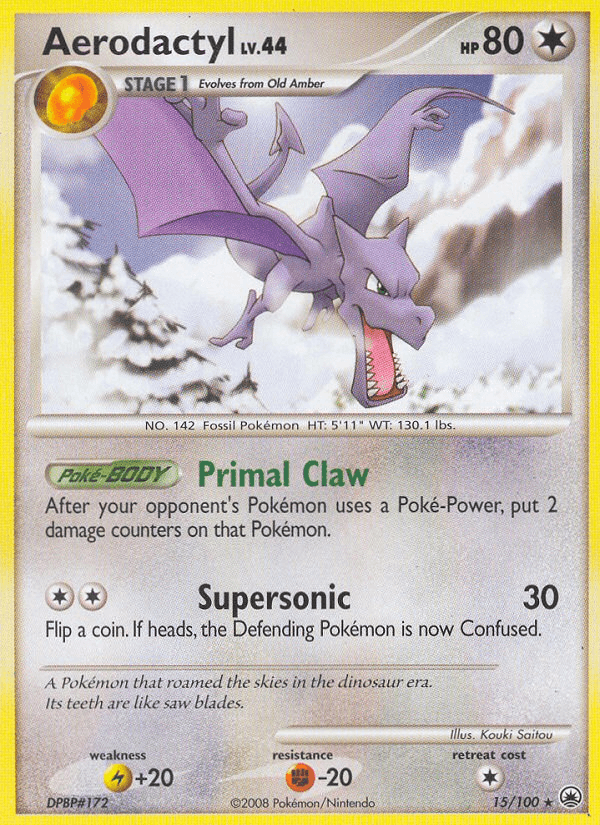Aerodactyl, carta 15 de Majestic Dawn