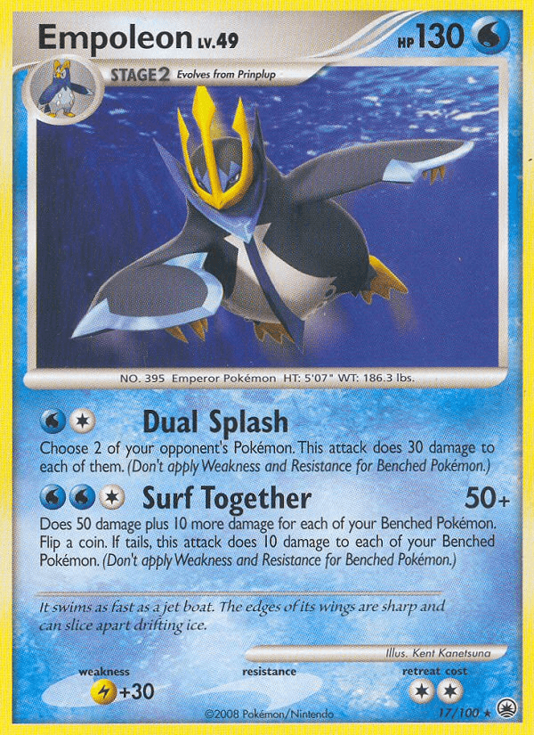 Empoleon, carta 17 de Majestic Dawn