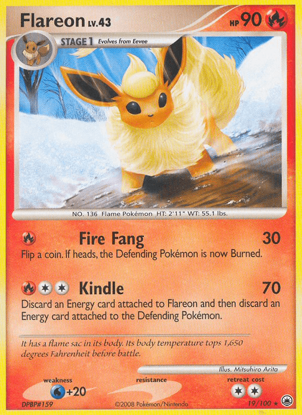 Flareon, carta 19 de Majestic Dawn