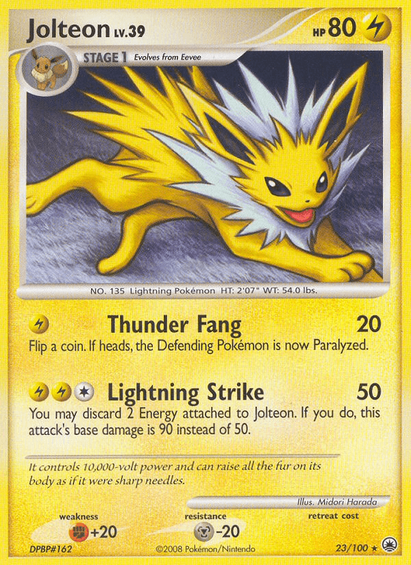 Jolteon, carta 23 de Majestic Dawn