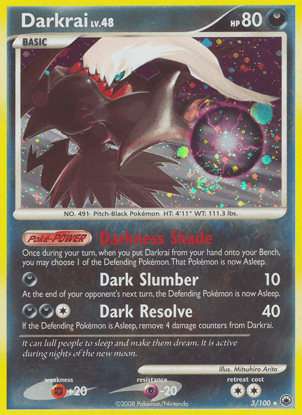 Darkrai, carta 3 de Majestic Dawn