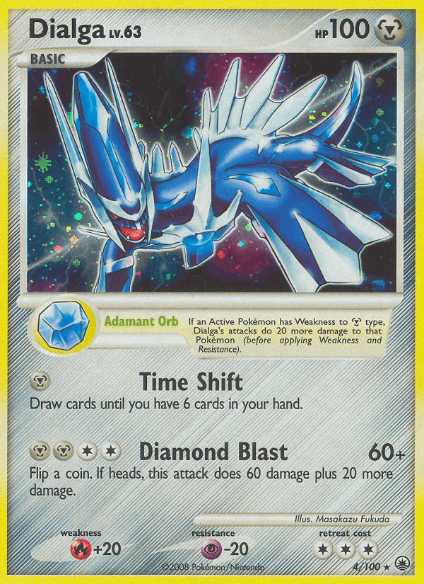 Dialga, carta 4 de Majestic Dawn
