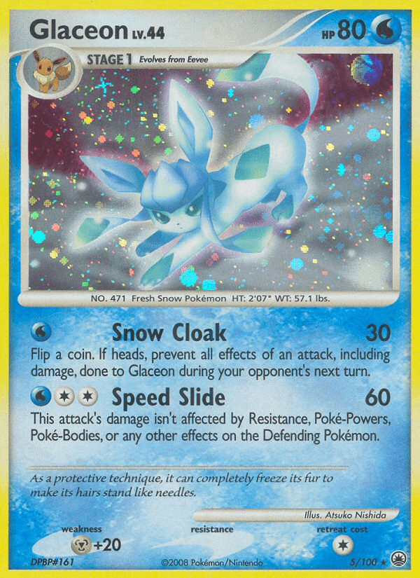 Glaceon, carta 5 de Majestic Dawn