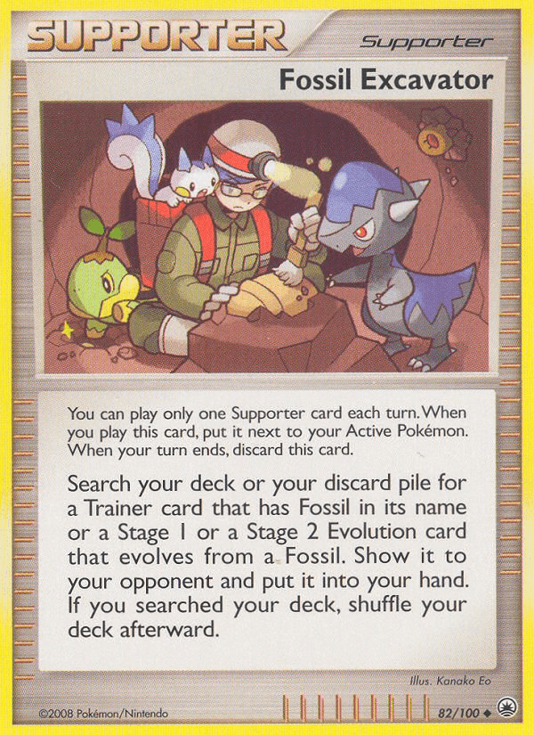 Fossil Excavator, carta 82 de Majestic Dawn