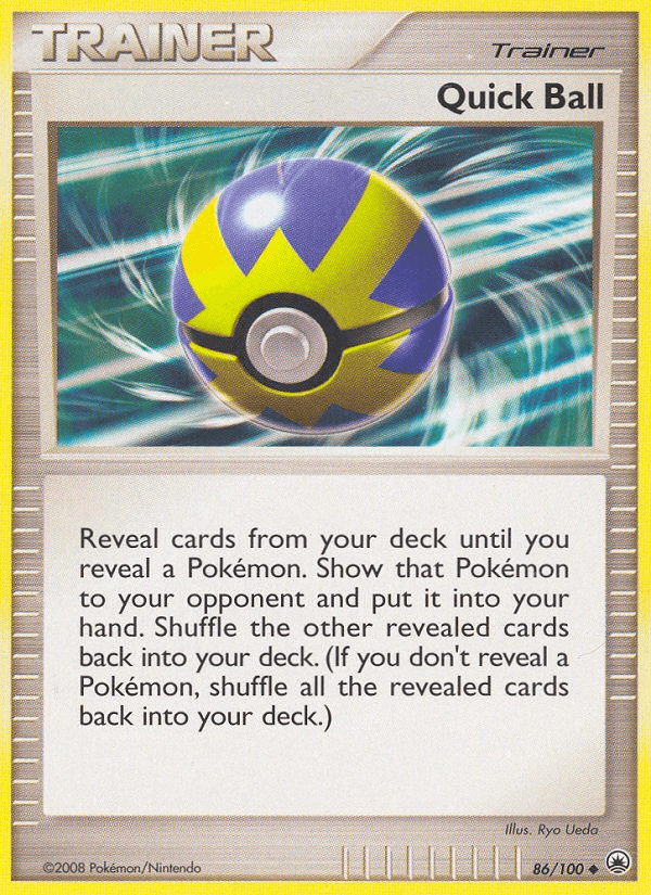 Quick Ball, carta 86 de Majestic Dawn