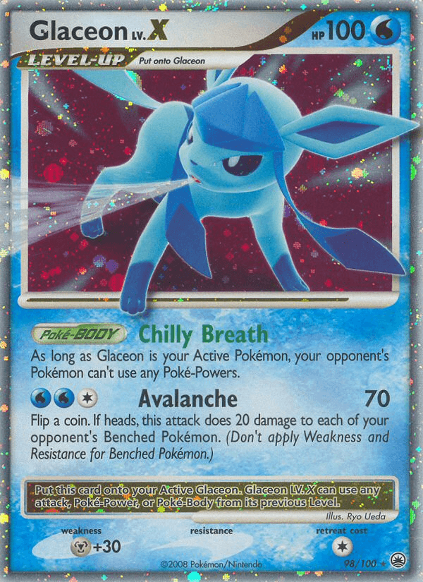 Glaceon, carta 98 de Majestic Dawn