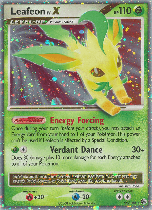 Leafeon, carta 99 de Majestic Dawn