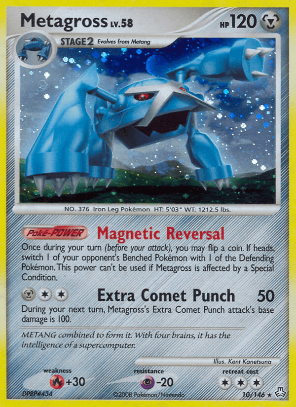 Metagross, carta 10 de Legends Awakened