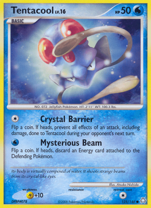 Tentacool, carta 125 de Legends Awakened