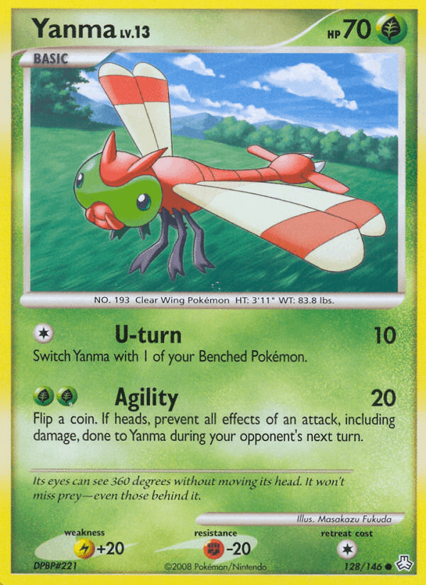 Yanma, carta 128 de Legends Awakened
