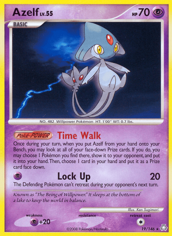 Azelf, carta 19 de Legends Awakened