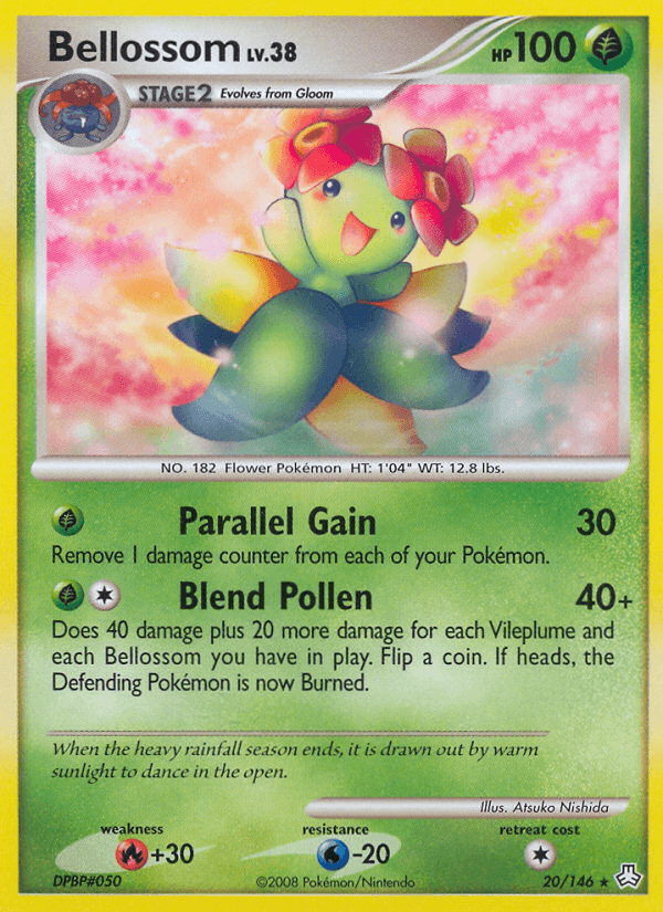 Bellossom, carta 20 de Legends Awakened