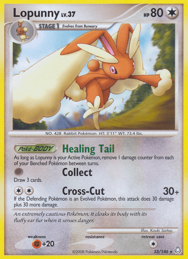 Lopunny, carta 33 de Legends Awakened