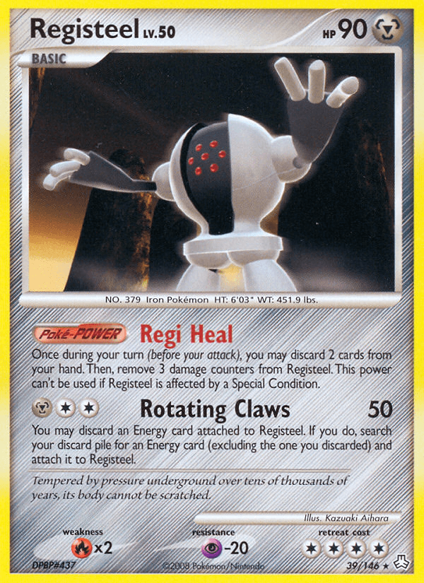 Registeel, carta 39 de Legends Awakened