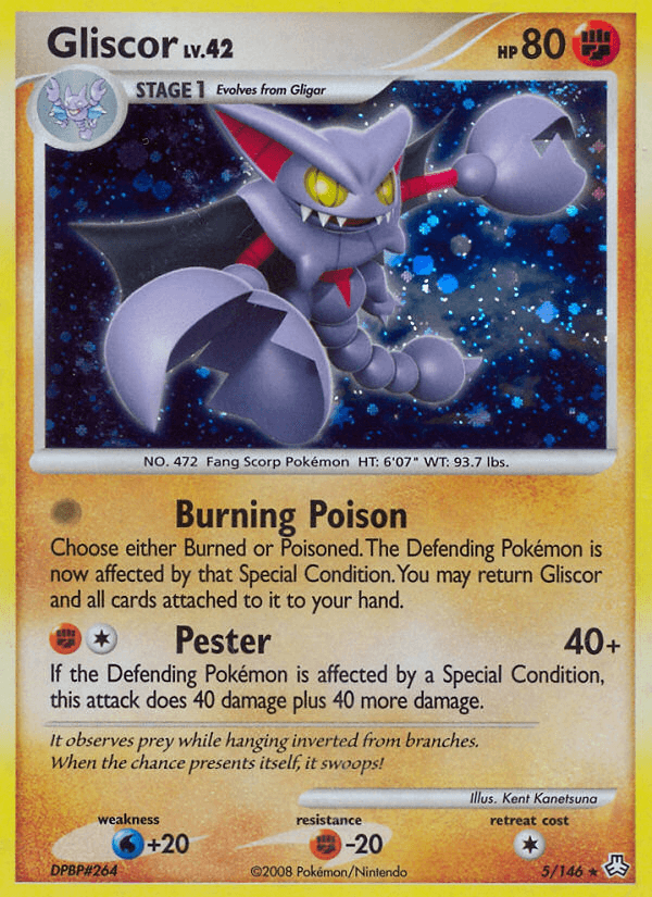 Gliscor, carta 5 de Legends Awakened
