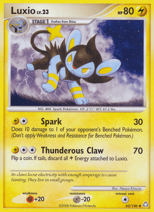 Luxio, carta 62 de Legends Awakened