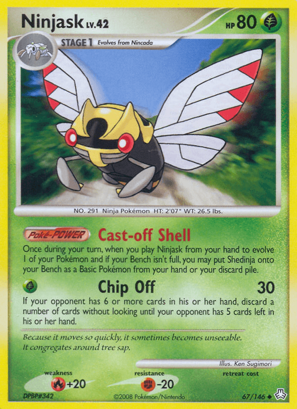 Ninjask, carta 67 de Legends Awakened